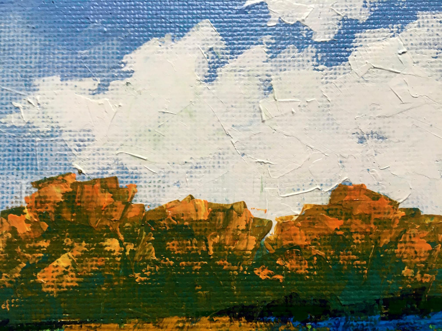 Oil painting Autumn morning V. Zadorozhnya