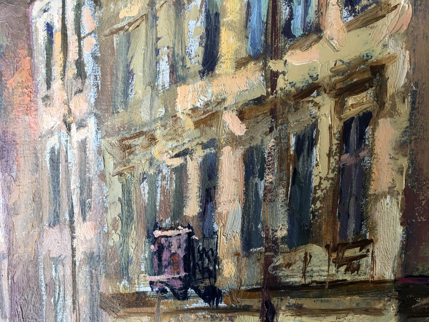 Oil painting Lviv landscape Batrakov Vladimir Grigorievich