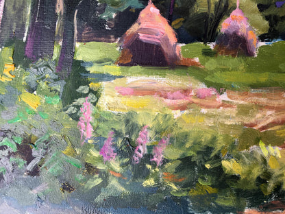 Oil painting September day Batrakov Vladimir Grigorievich