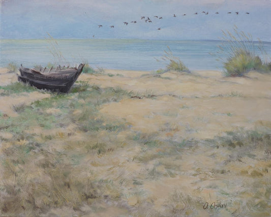 Oil painting Rest Osnach Olesia
