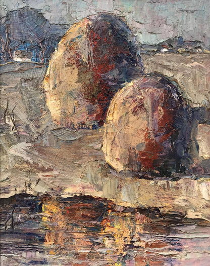 Oil painting August morning Mazur Vladimir