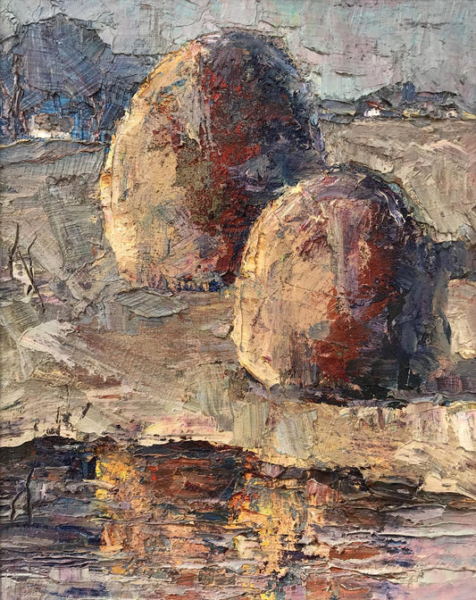 Oil painting August morning Mazur Vladimir