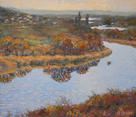 Oil painting Autumn comfort Osnach Olesia
