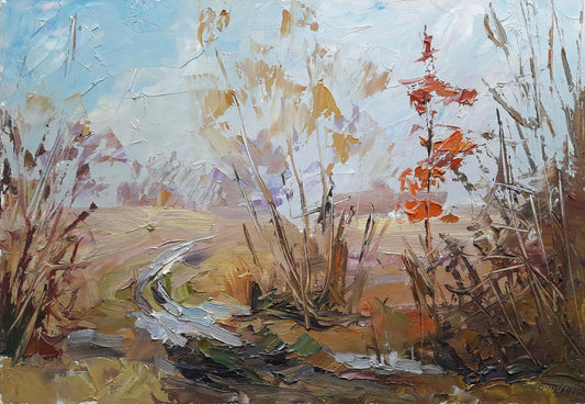 Oil painting Last snow / Serdyuk Boris Petrovich