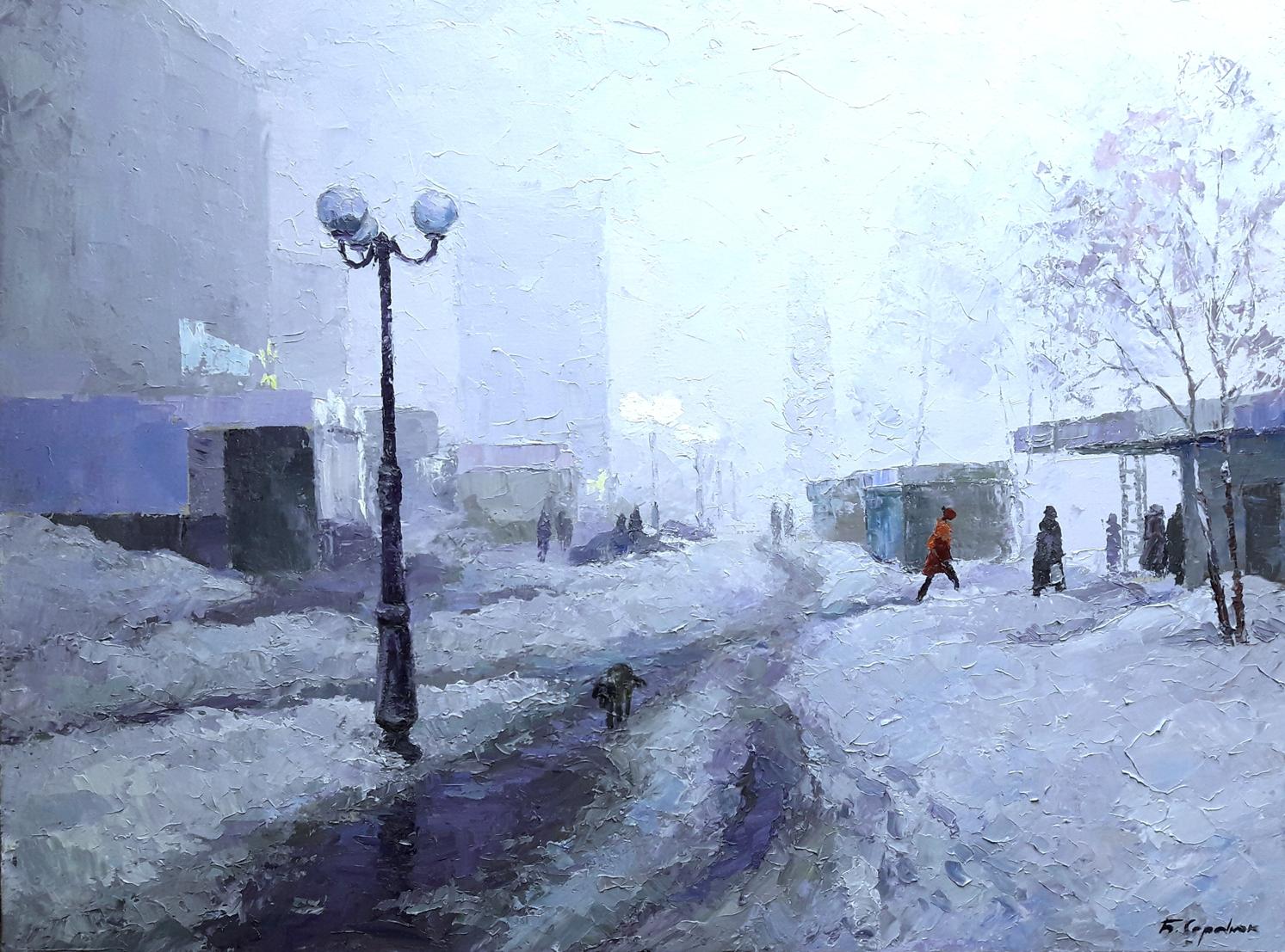 Oil painting Fog Serdyuk Boris Petrovich