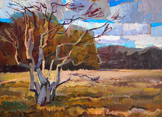 Oil painting Autumn Egor Shvachunov