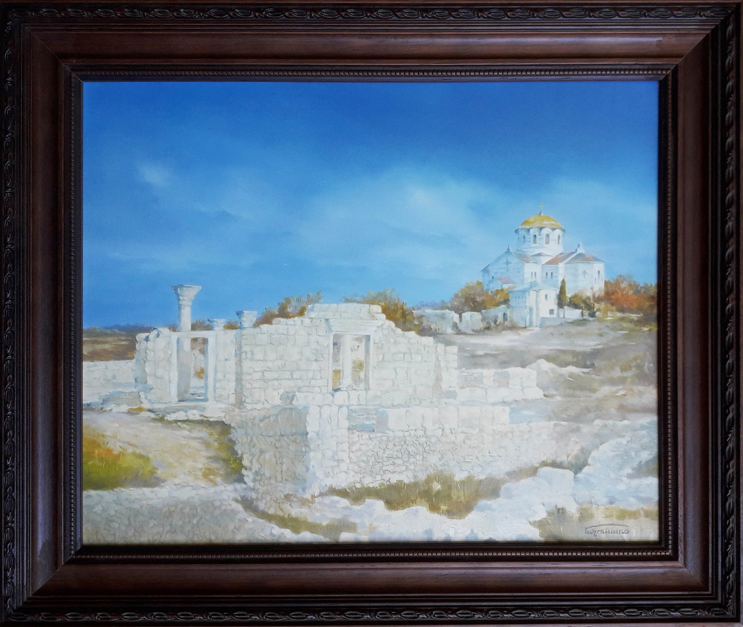 Oil painting Chersonesos Korkishko Vasily