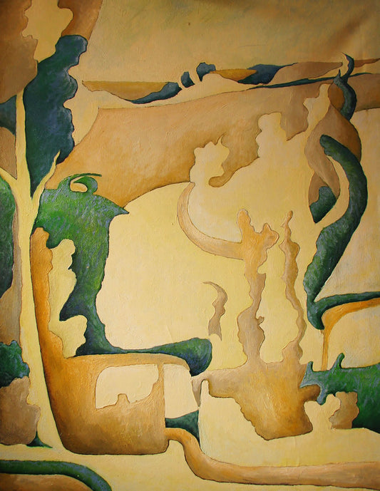 Abstract oil painting Horizon Varvarov Anatoly Viktorovich