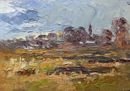 Oil painting Golden dome Serdyuk Boris Petrovich