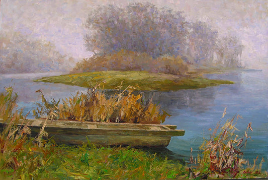 Oil painting Morning fog / Serdyuk Boris Petrovich