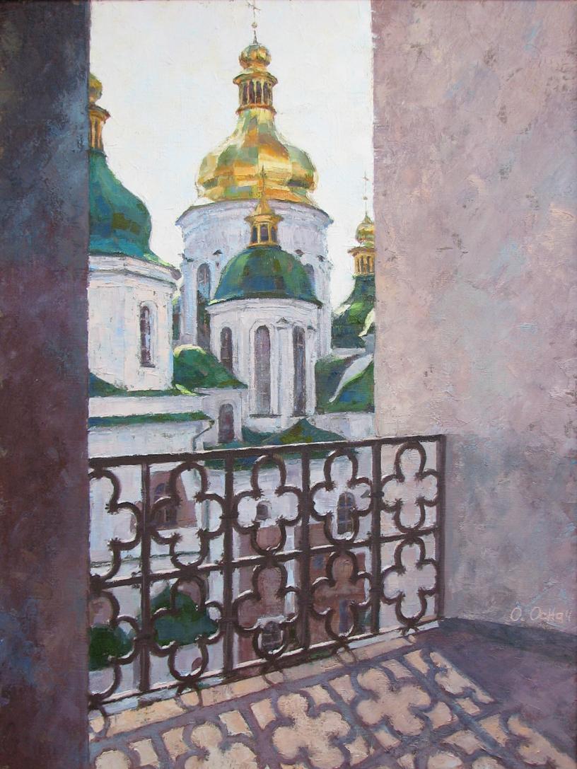 Oil painting One, only Osnach Olesia