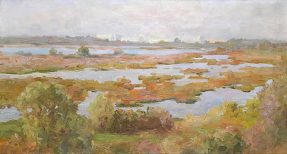 Oil painting Fish lakes Serdyuk Boris Petrovich