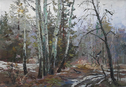 Oil painting Magpie / Serdyuk Boris Petrovich
