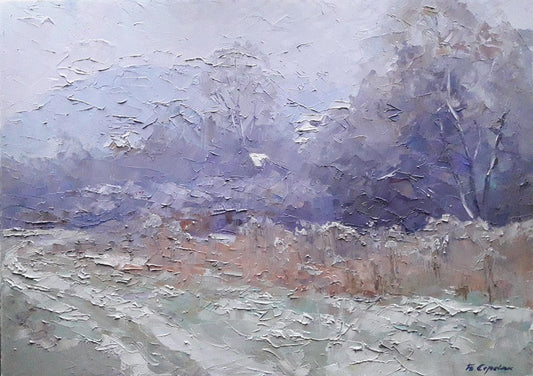 Oil painting Lacy winter Serdyuk Boris Petrovich