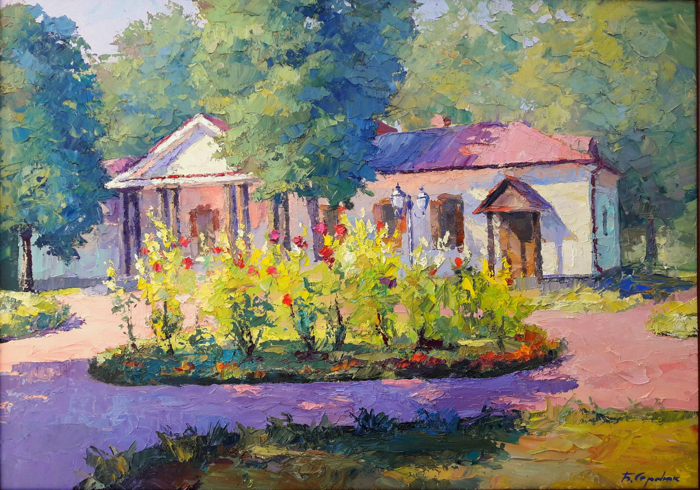 Oil painting Gogol's House Serdyuk Boris Petrovich