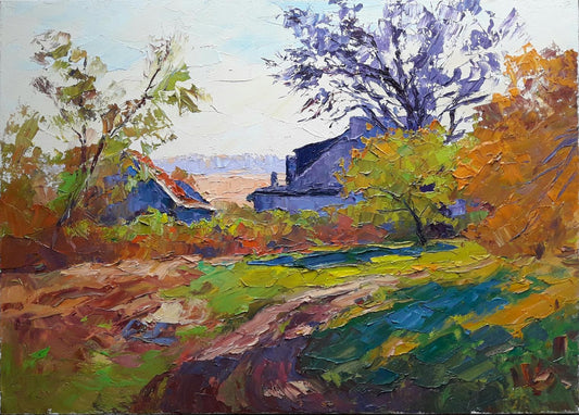 Oil painting Autumn colors Serdyuk Boris Petrovich