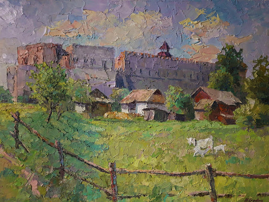 Oil painting Morning in Medzhibozh Serdyuk Boris Petrovich