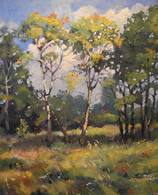 Nut is an oil painting by Olesia Osnach.