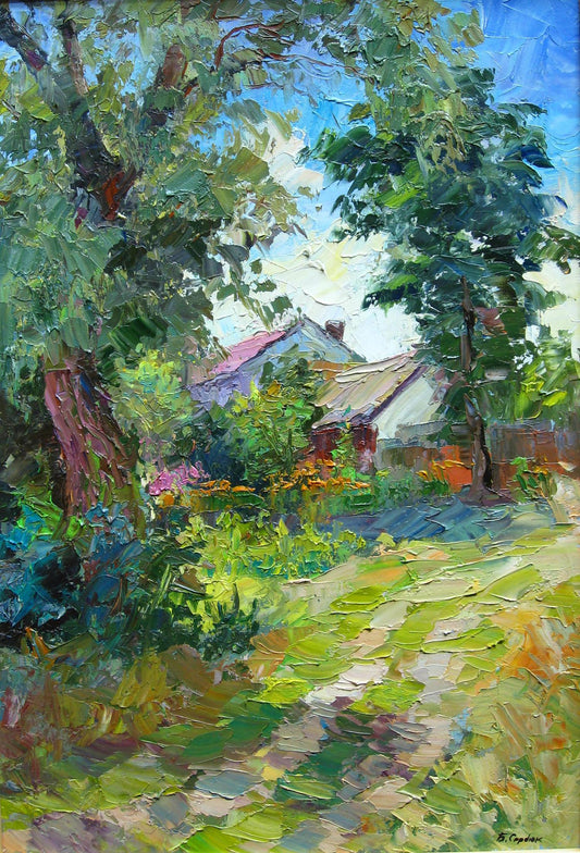 Oil painting Summer day Serdyuk Boris Petrovich №SERB 565