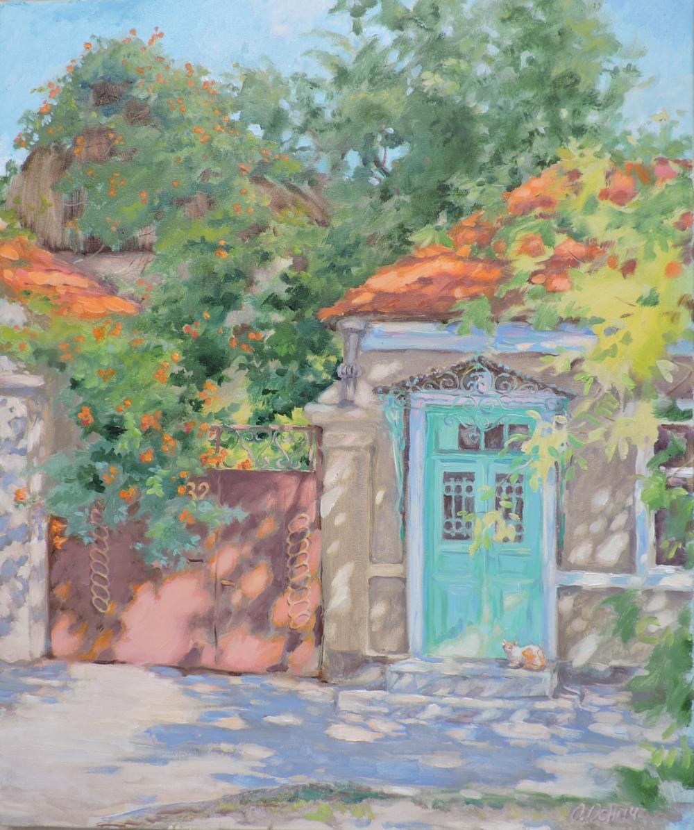 Oil painting Open work Osnach Olesia