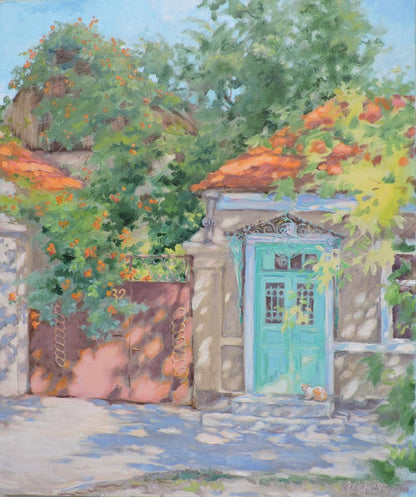 Oil painting Open work Osnach Olesia