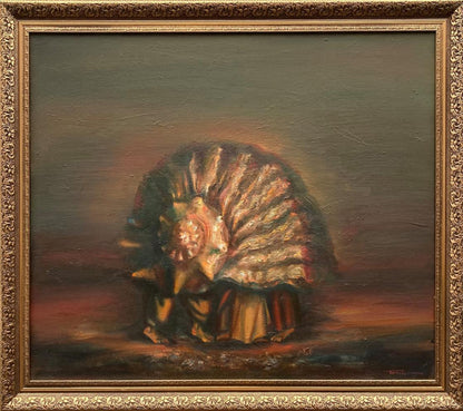 Abstract oil painting Motherland Benfialov