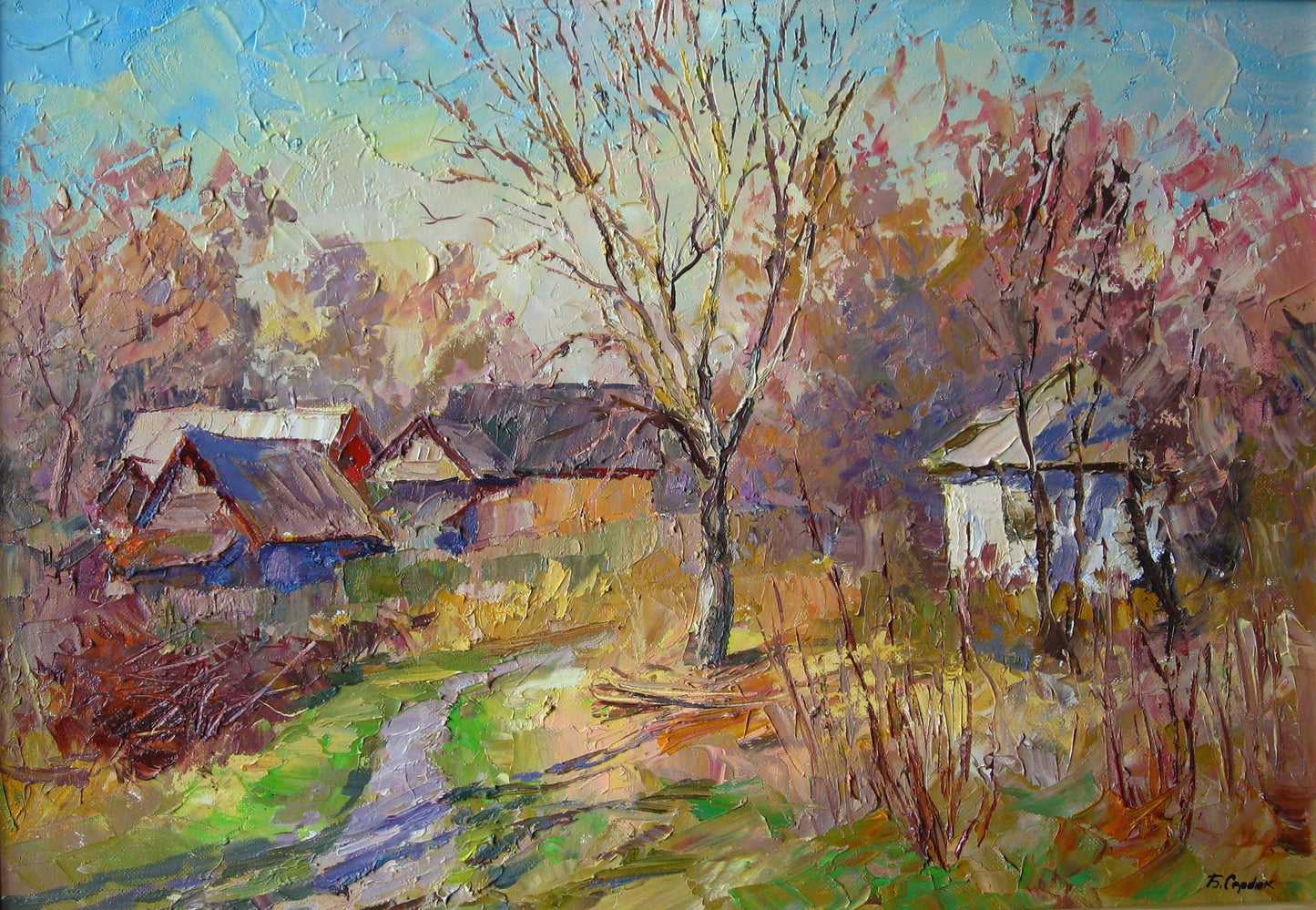 Oil painting The last rays Serdyuk Boris Petrovich