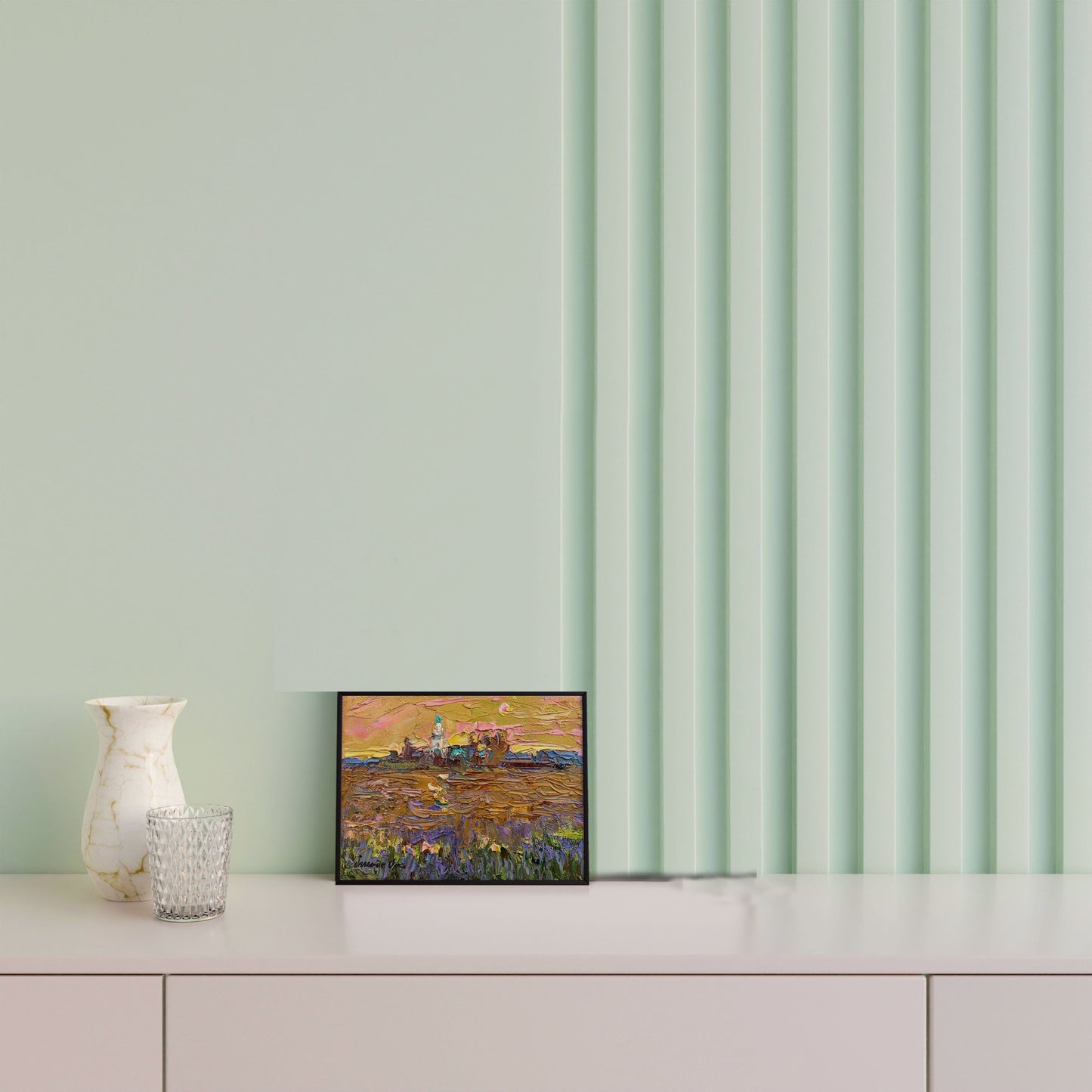 Oil painting Evening 