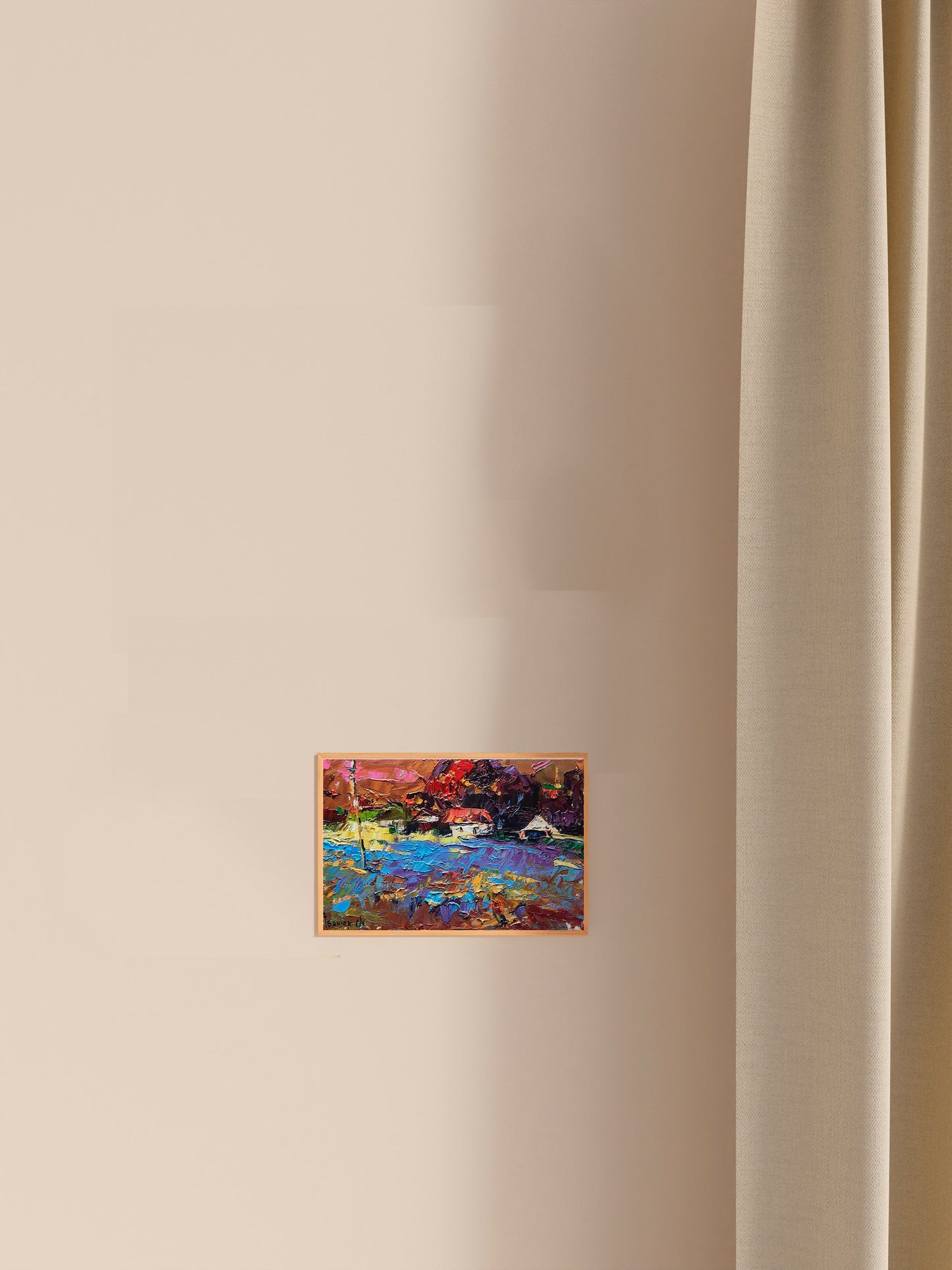 Oil painting Evening 