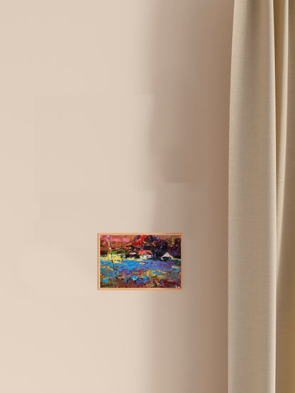 Oil painting Evening 