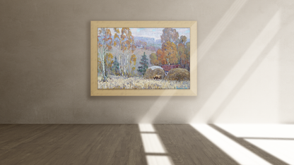 Oil painting Late fall