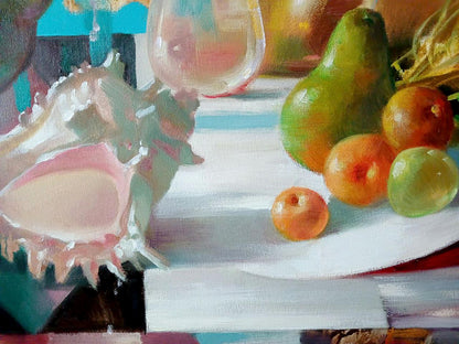 Abstract oil painting Bright morning Anatoly Tarabanov