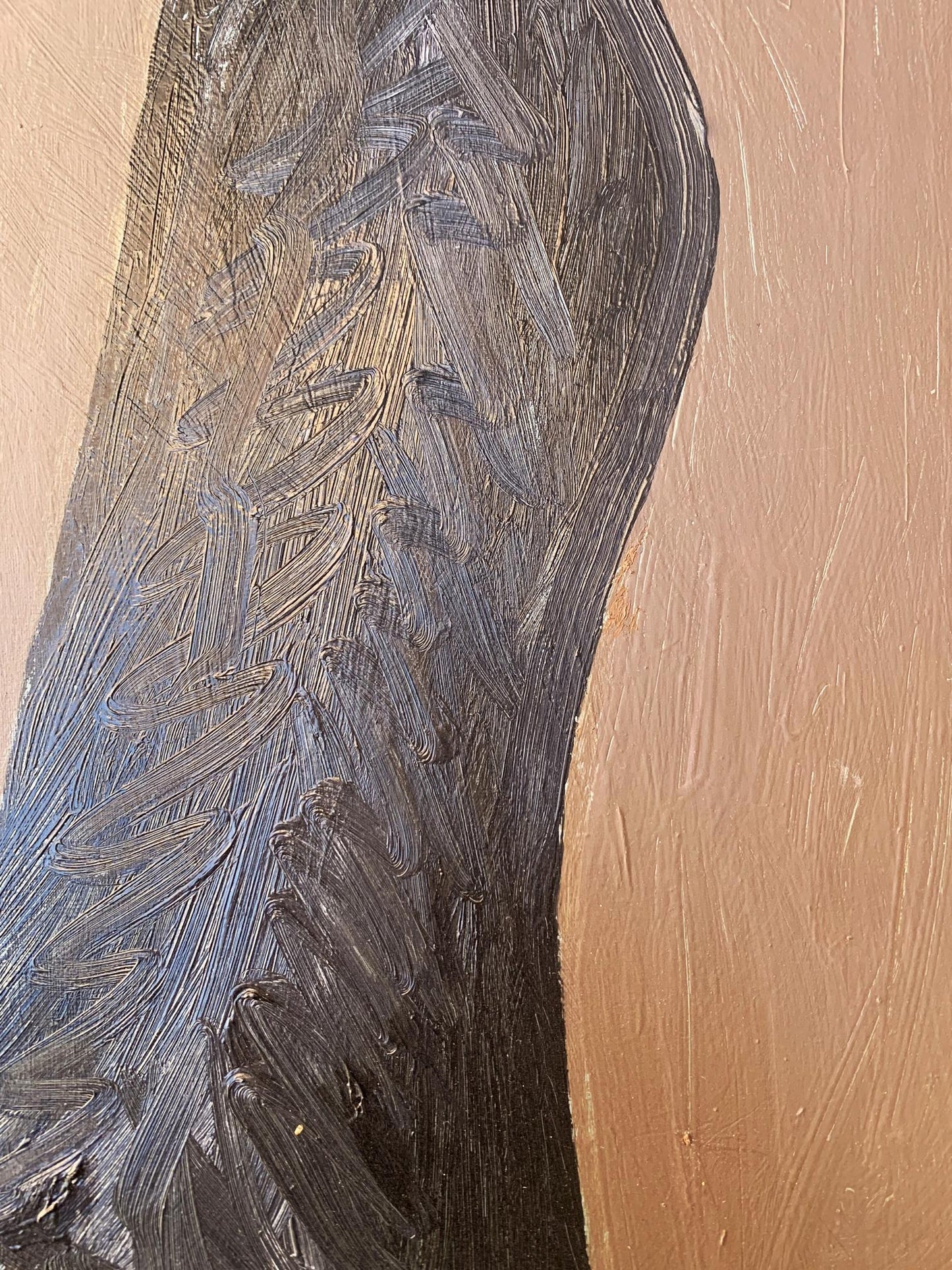 Oil painting Black suits you Oleksandr Gukalov