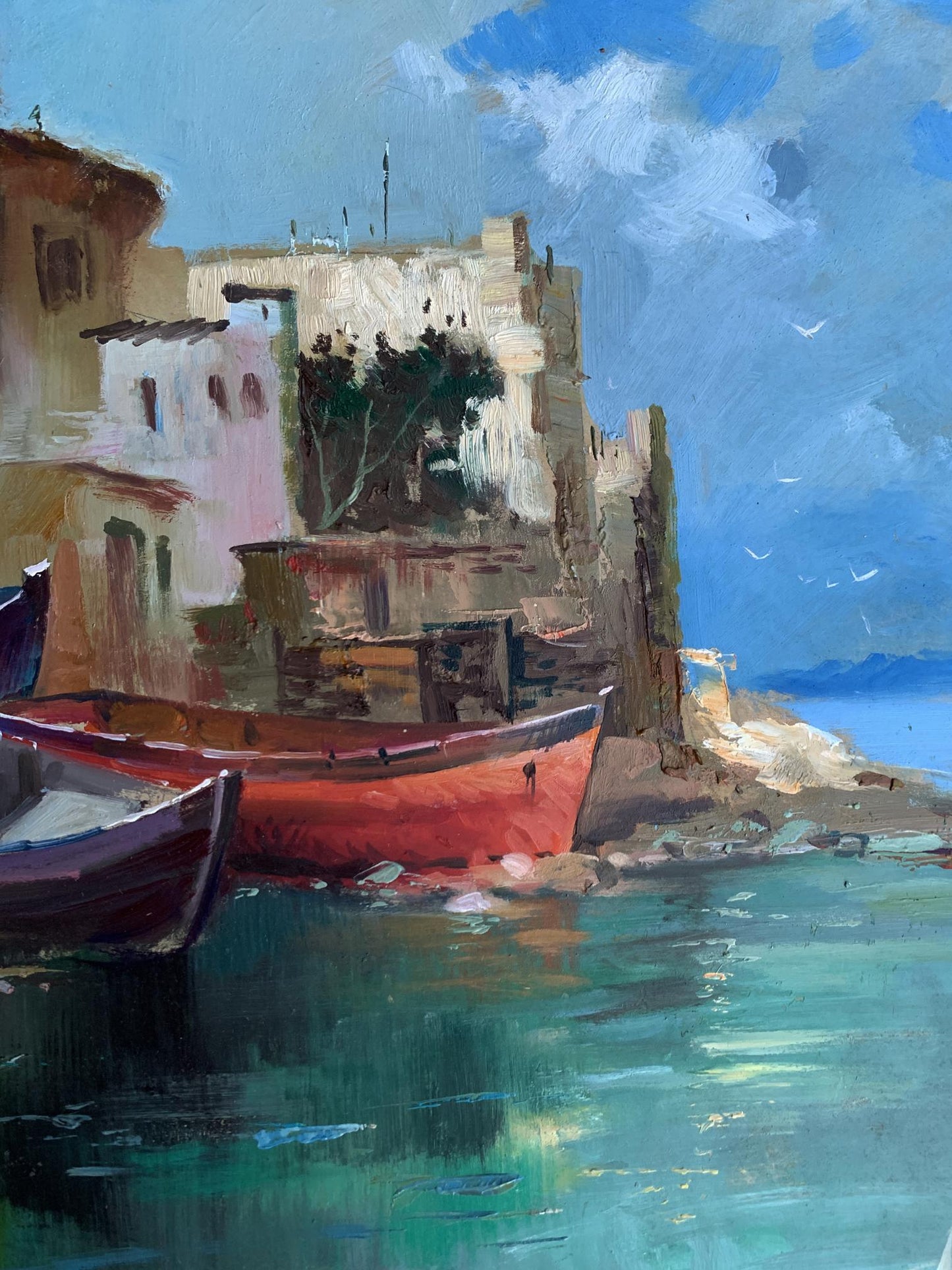 OIl painting On the seashore Yuriy Suprunchuk
