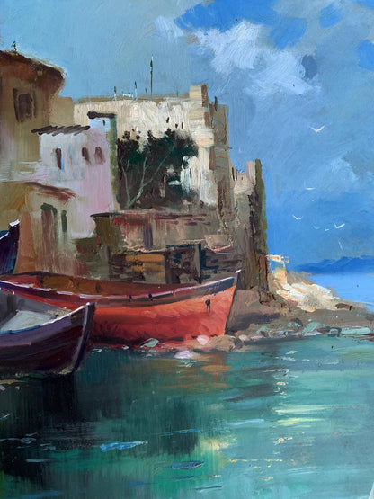 OIl painting On the seashore Yuriy Suprunchuk