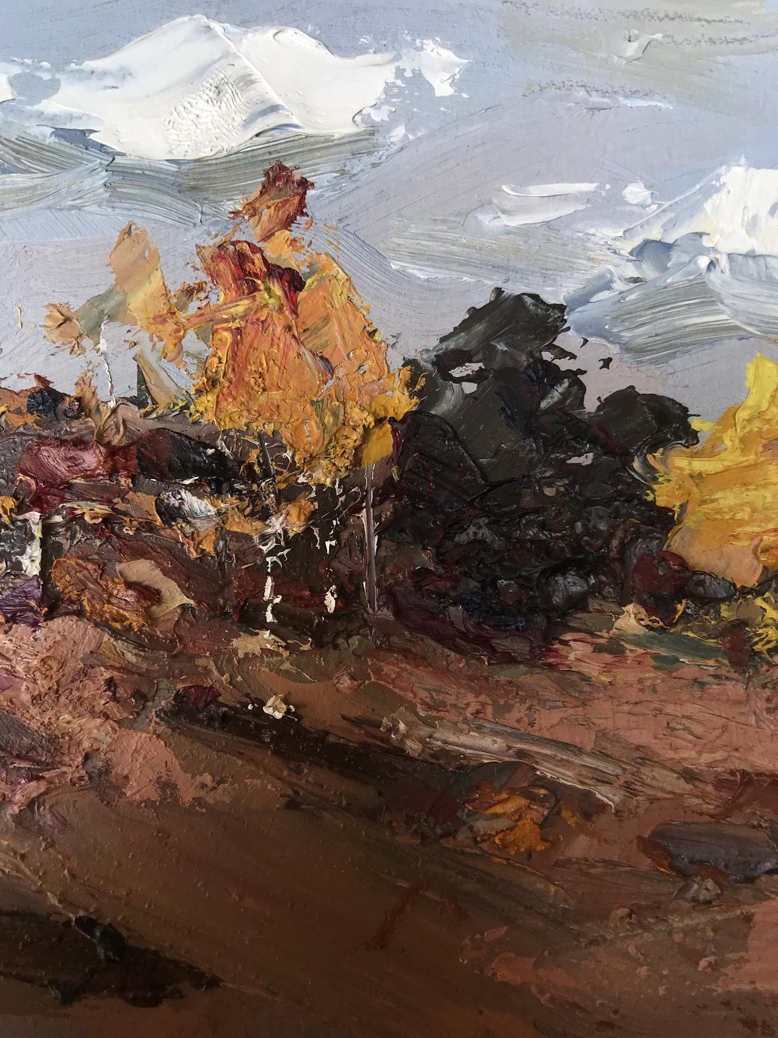 Oil painting Autumn Nature Landscape 