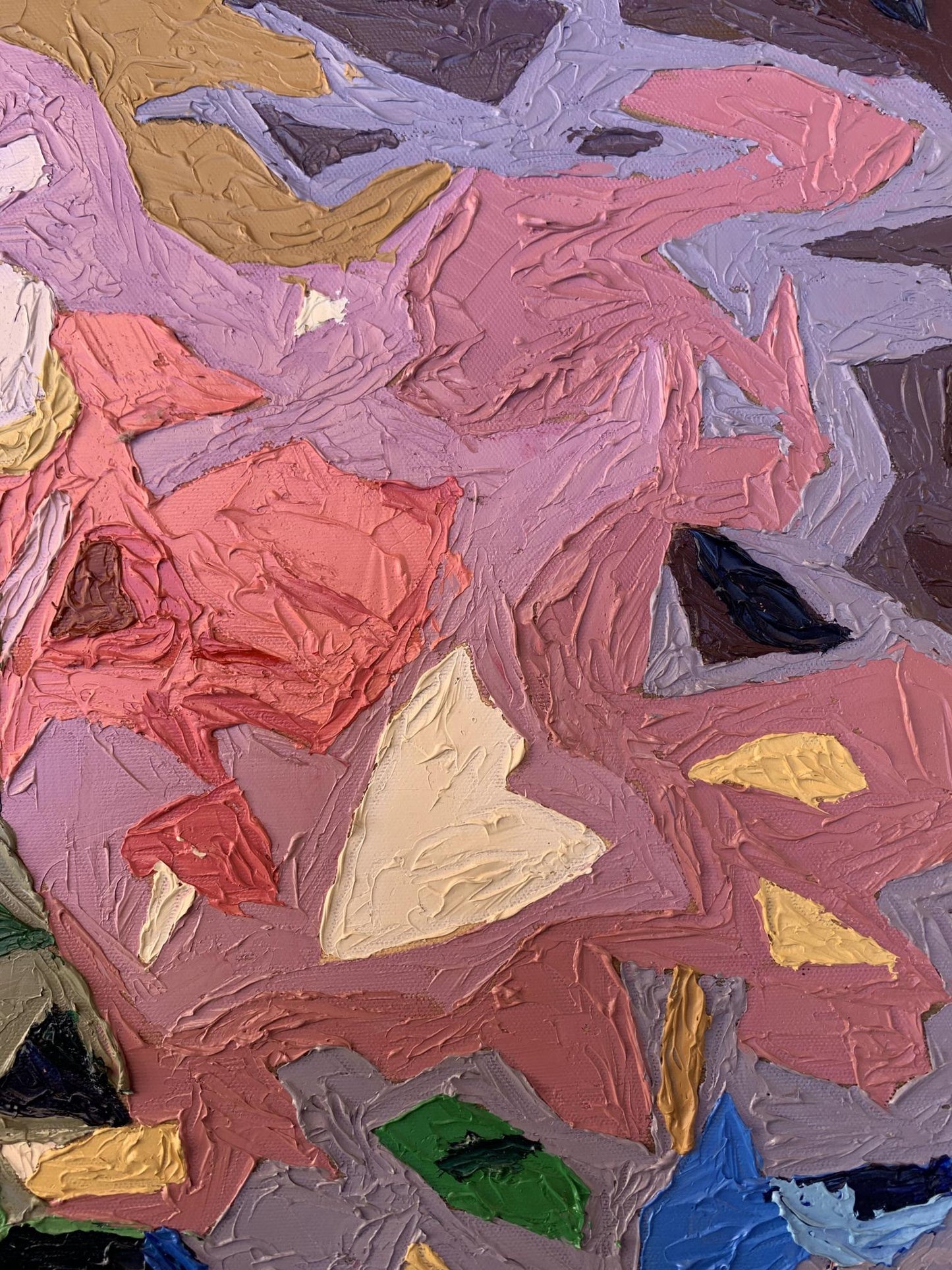 Oil painting Fragments of flowers Oleksandr Gukalov