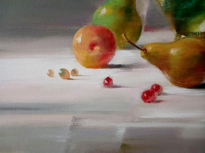 Abstract oil painting Fruit still life Anatoly Tarabanov