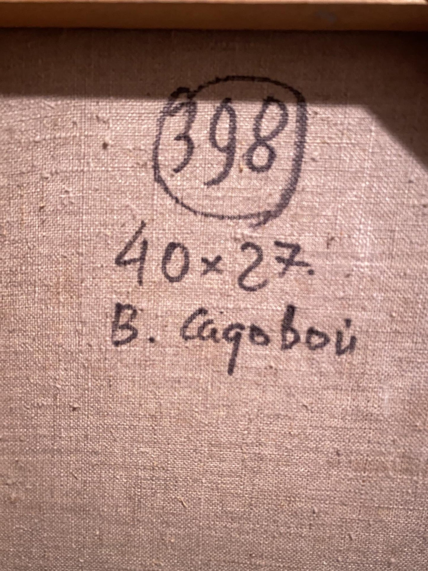 Oil painting St. Nicholas Church Vladimir Sadovoy