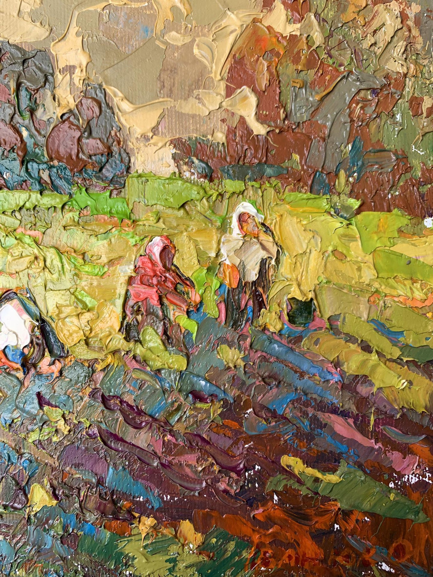 5 Oil painting Village days Oleksiy Ivanyuk