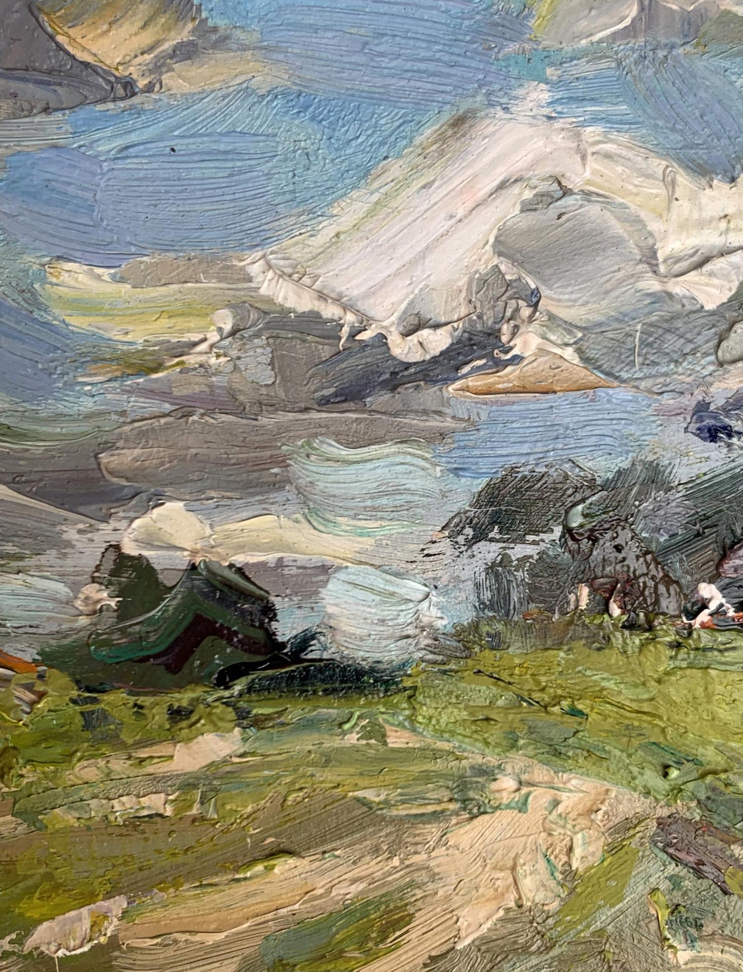 Oil painting Windy day Oleksiyander Cherednichenko