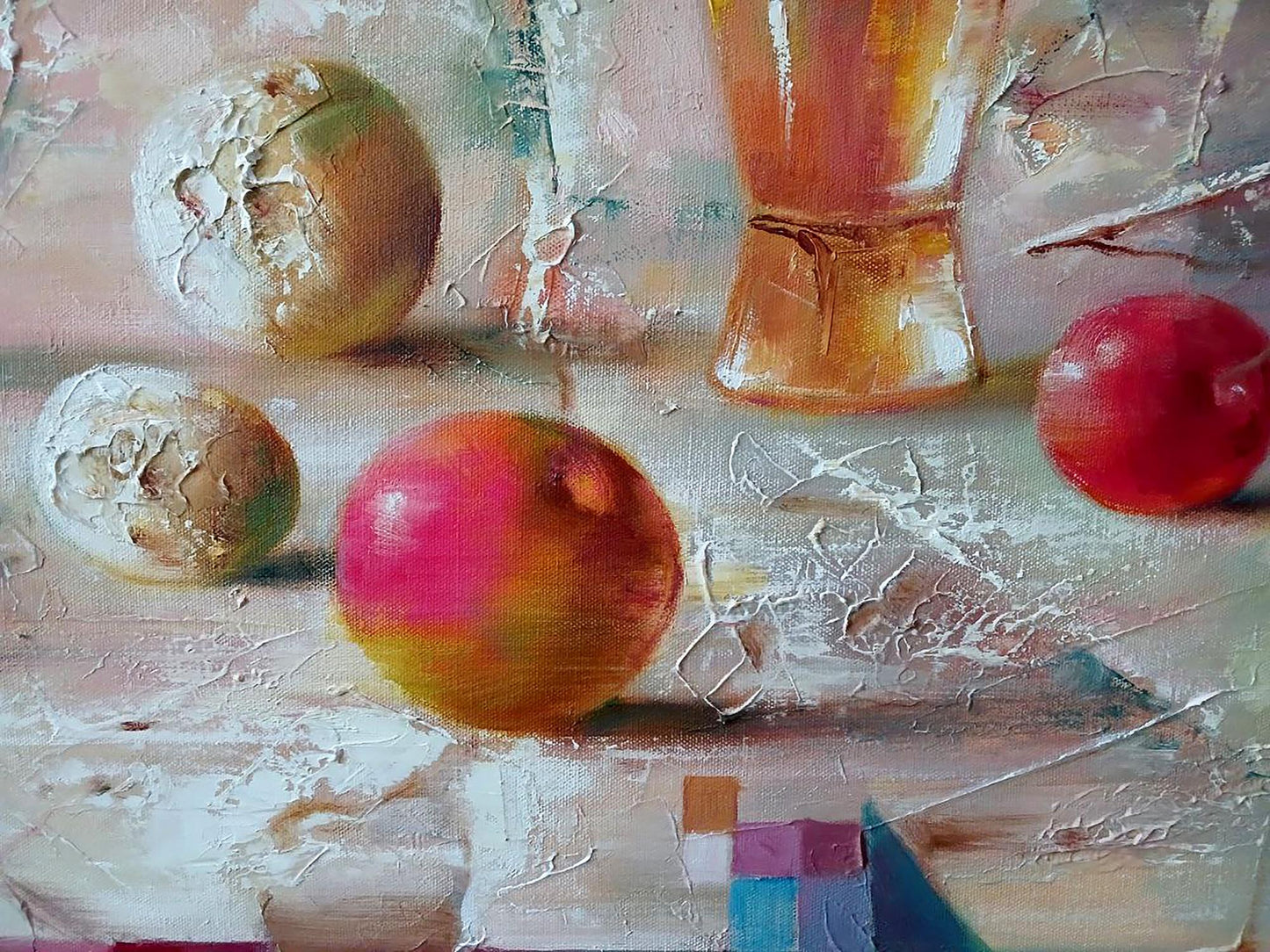 Abstract oil painting Thaw Anatoly Tarabanov