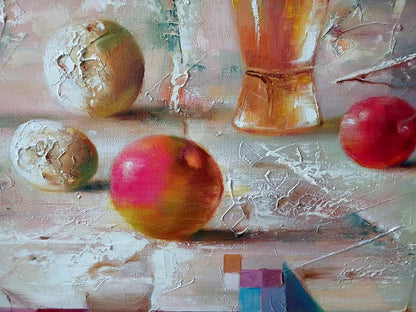 Abstract oil painting Thaw Anatoly Tarabanov