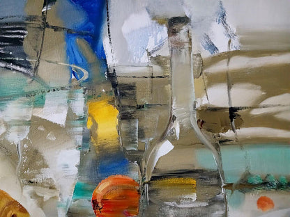 Abstract oil painting Goldfish Anatoly Tarabanov