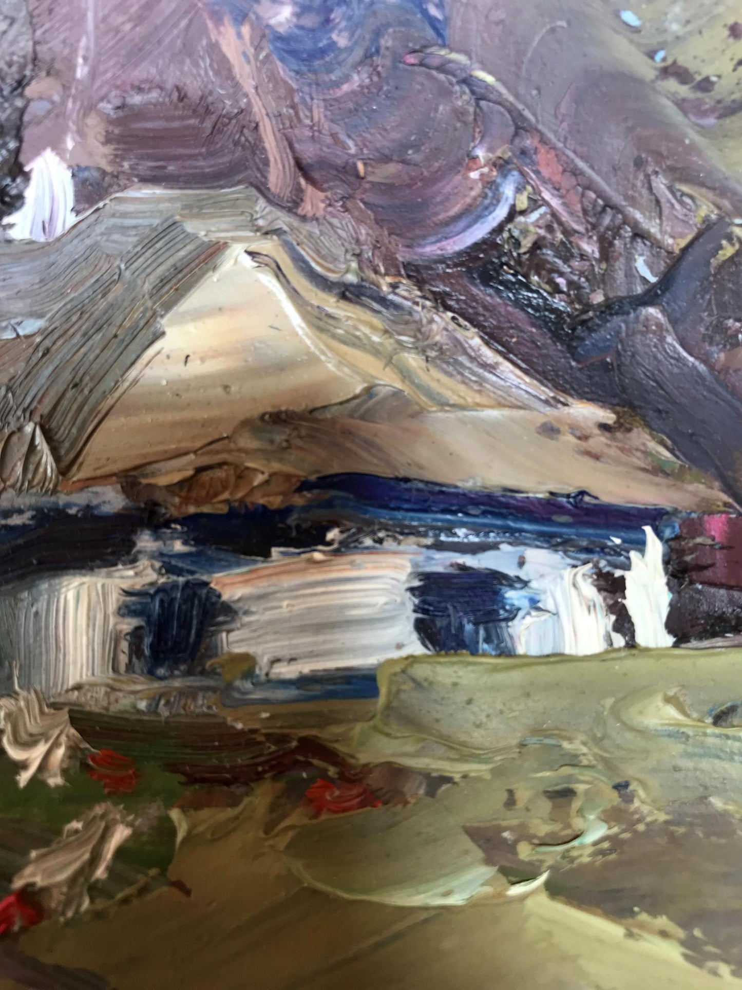 Oil painting outskirts 
