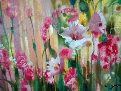 Abstract oil painting The Glow of the Moon Anatoly Tarabanov