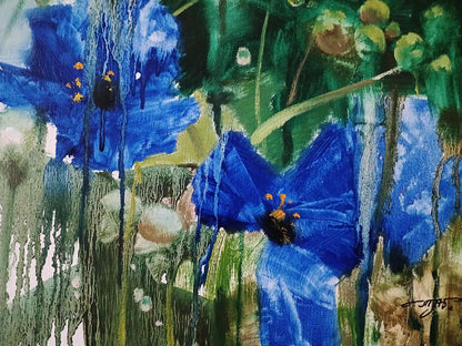 Abstract oil painting Morning dew Anatoly Tarabanov