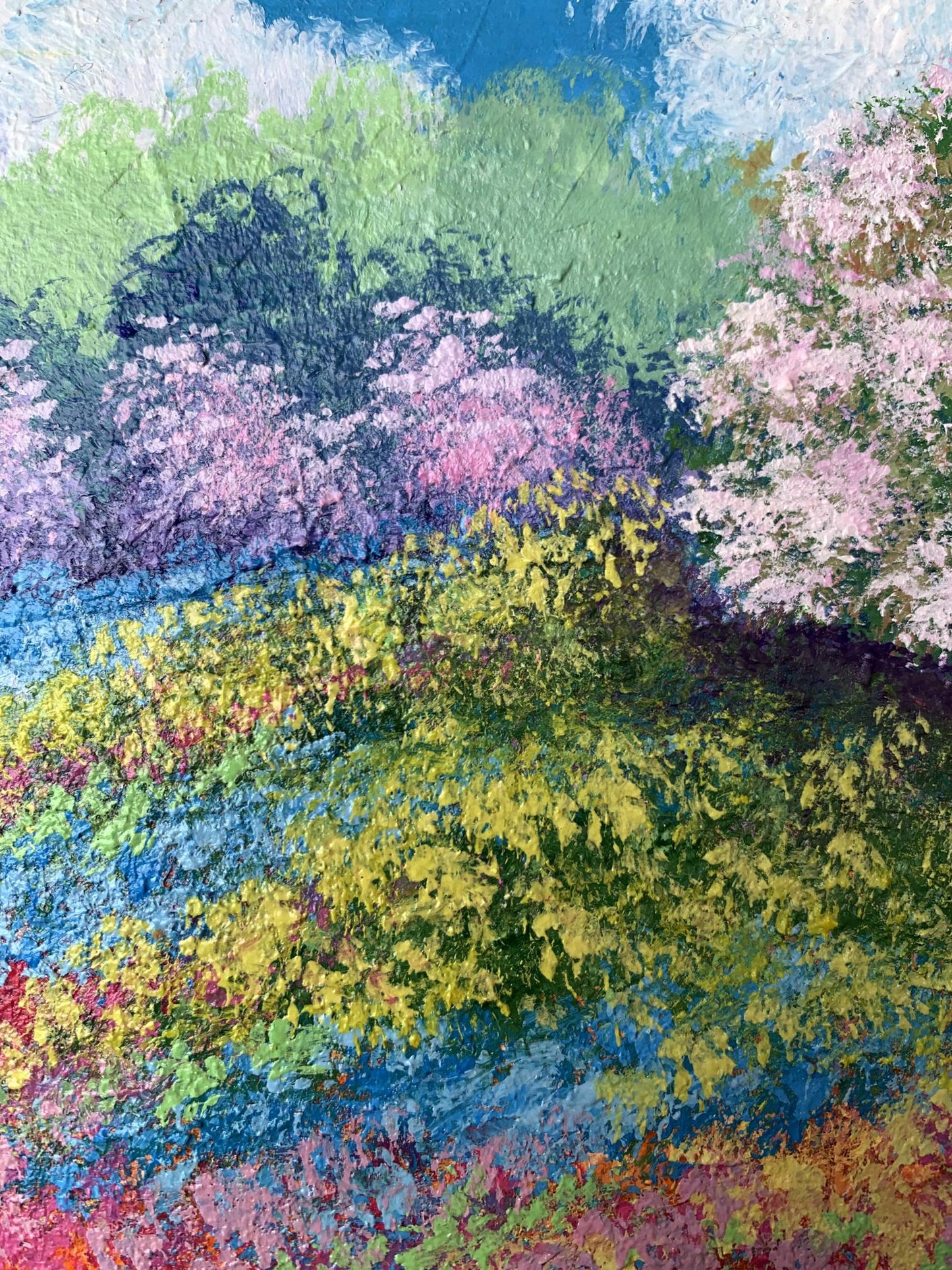 Oil painting Flower meadows V. Zadorozhnya