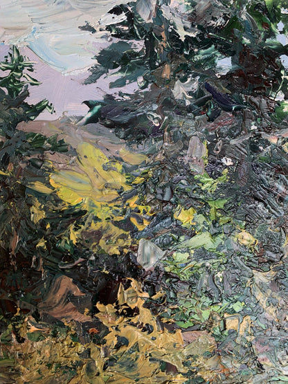 Oil painting A gloomy day Oleksiyander Cherednichenko