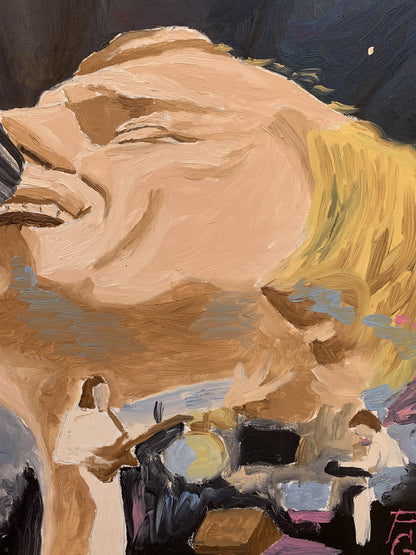 Oil painting Karaoke Oleksandr Gukalov